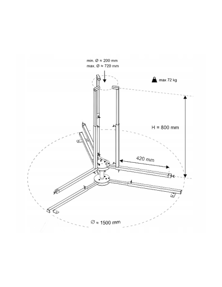 Устройство за развиване на тръбни рула К-100620/LТ 9-814
