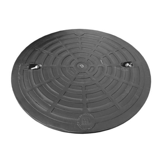 PVC капак за шахта DN400/340/A15