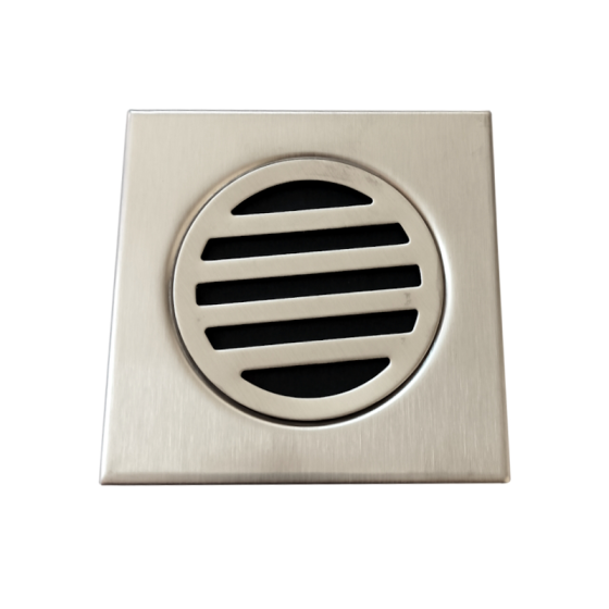 Плочка за сифон 10х10см неръждаема олекотена