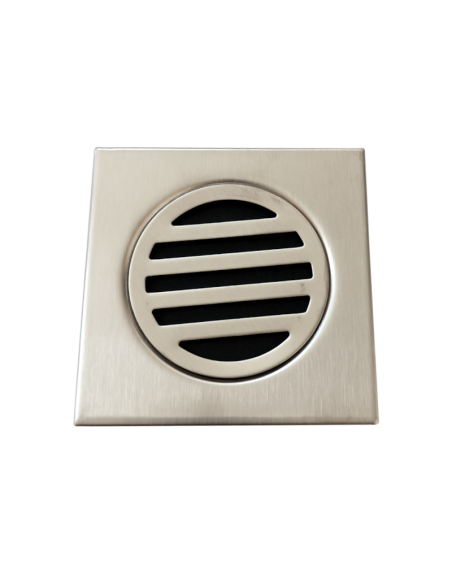 Плочка за сифон 10х10см неръждаема олекотена