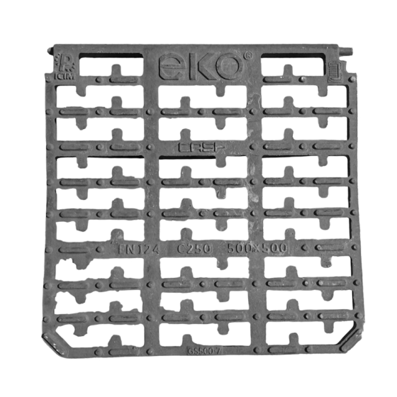 Чугунена решетка 500х500/C250  БЕЗ РАМКА