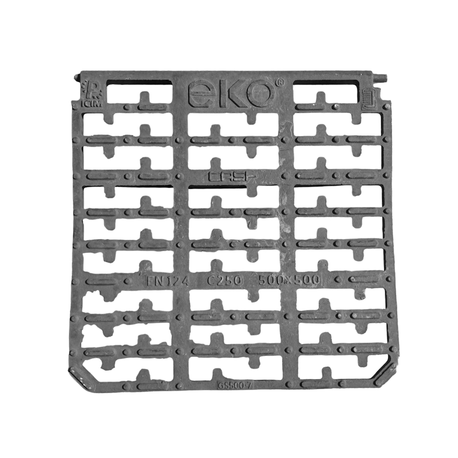Чугунена решетка 500х500/C250  БЕЗ РАМКА