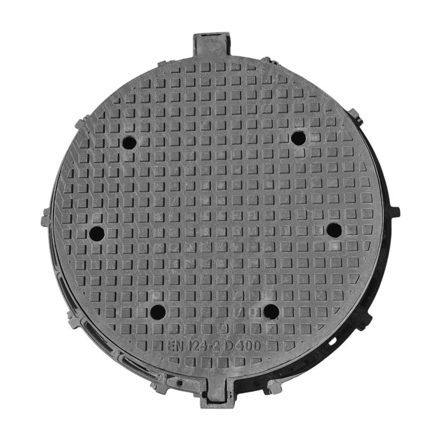 Чугунен капак Ø800 D400 /М/ вентилиран H100