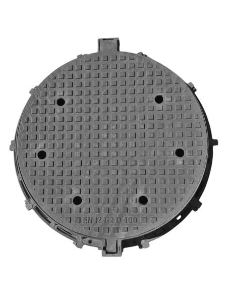 Чугунен капак Ø800 D400 /М/ вентилиран H100