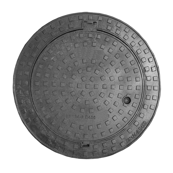 Чугунен капак Ф600 D400 H170 самонивелиращ