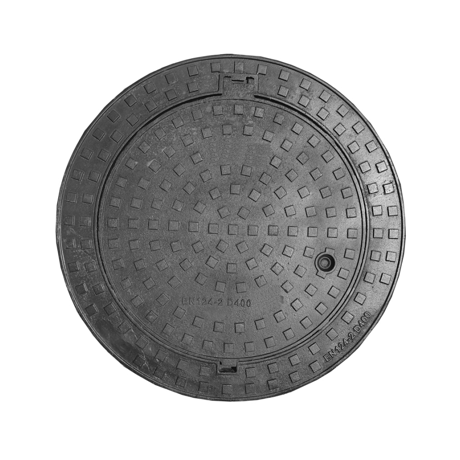 Чугунен капак Ф600 D400 H170 самонивелиращ