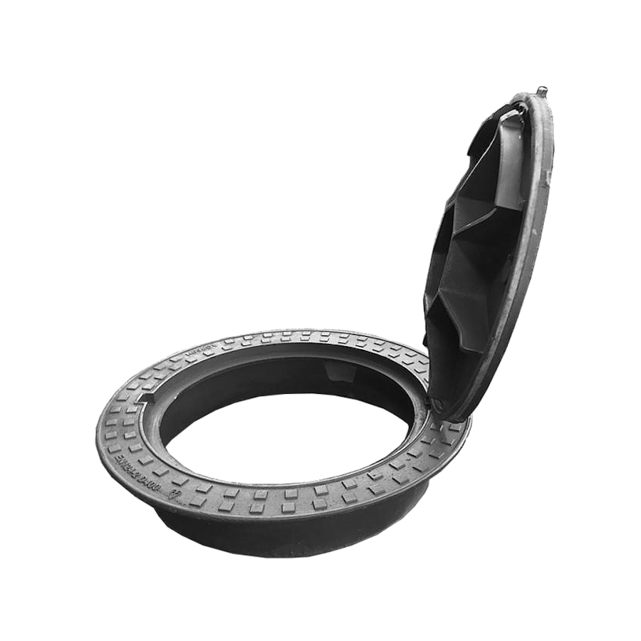 Чугунен капак Ф600 D400 H170 самонивелиращ