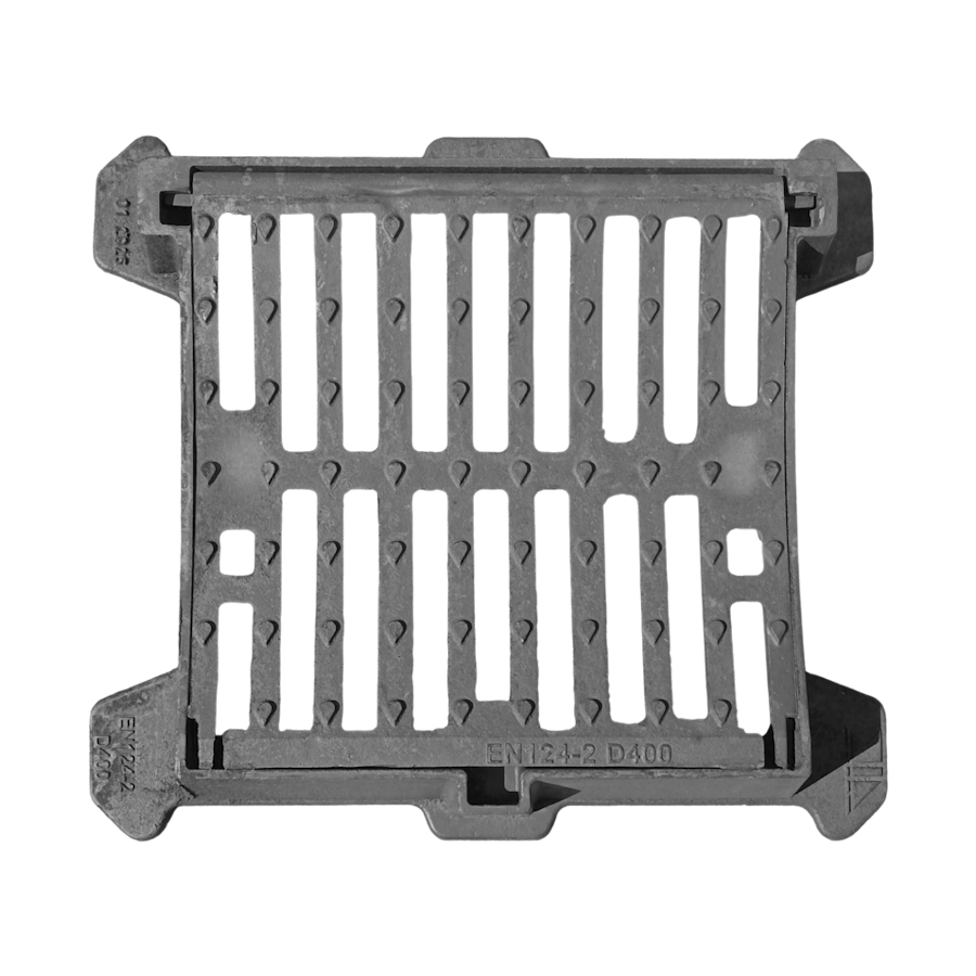 Чугунена решетка 400x400 D400 овална /P/ H80...