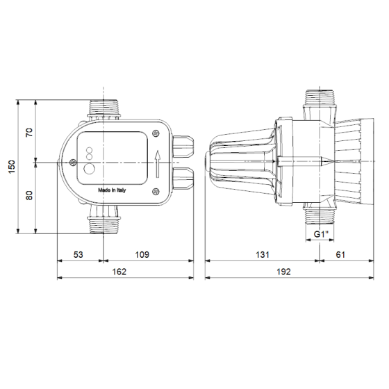 Eлектронен пресостат Grundfos PM START 2.2 /93225672/ -... 2