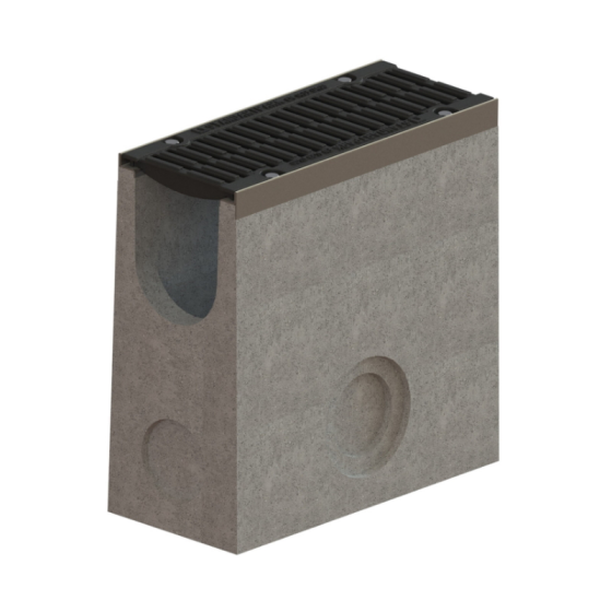 Линеен отводнител от фибробетон FB PRO D400 DN150 H500