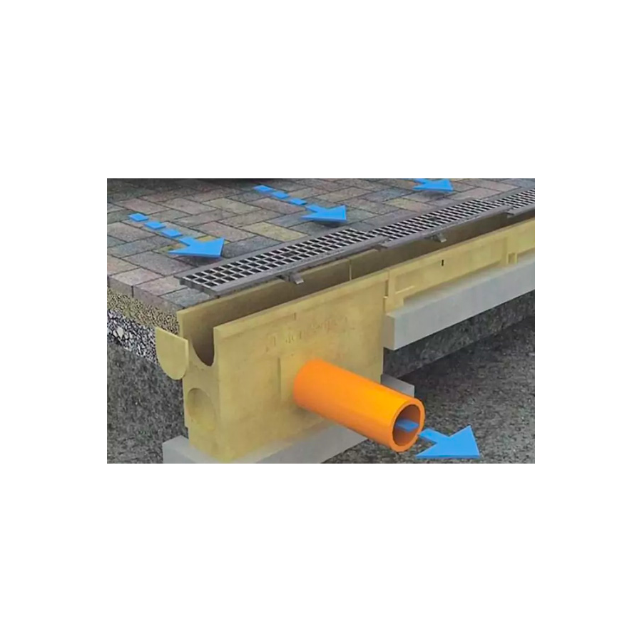 Линеен отводнител от фибробетон FB PRO D400...