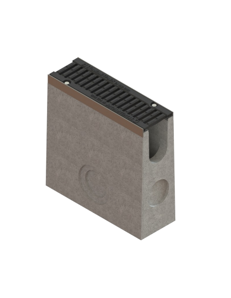 Линеен отводнител от фибробетон FB PRO D400 DN100 H500