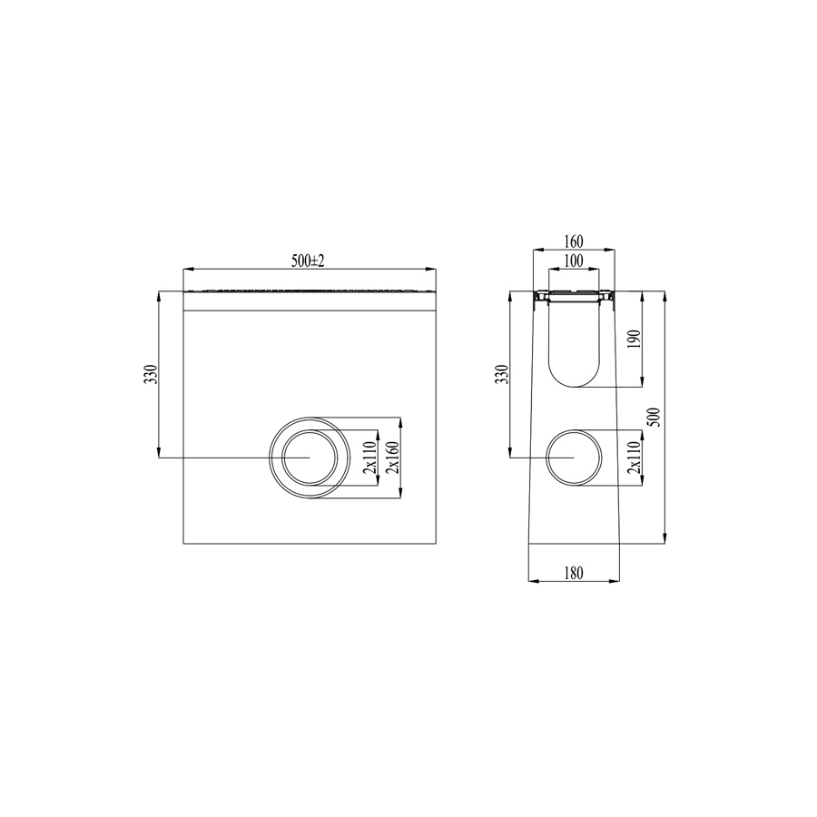 Линеен отводнител от фибробетон FB PRO D400...