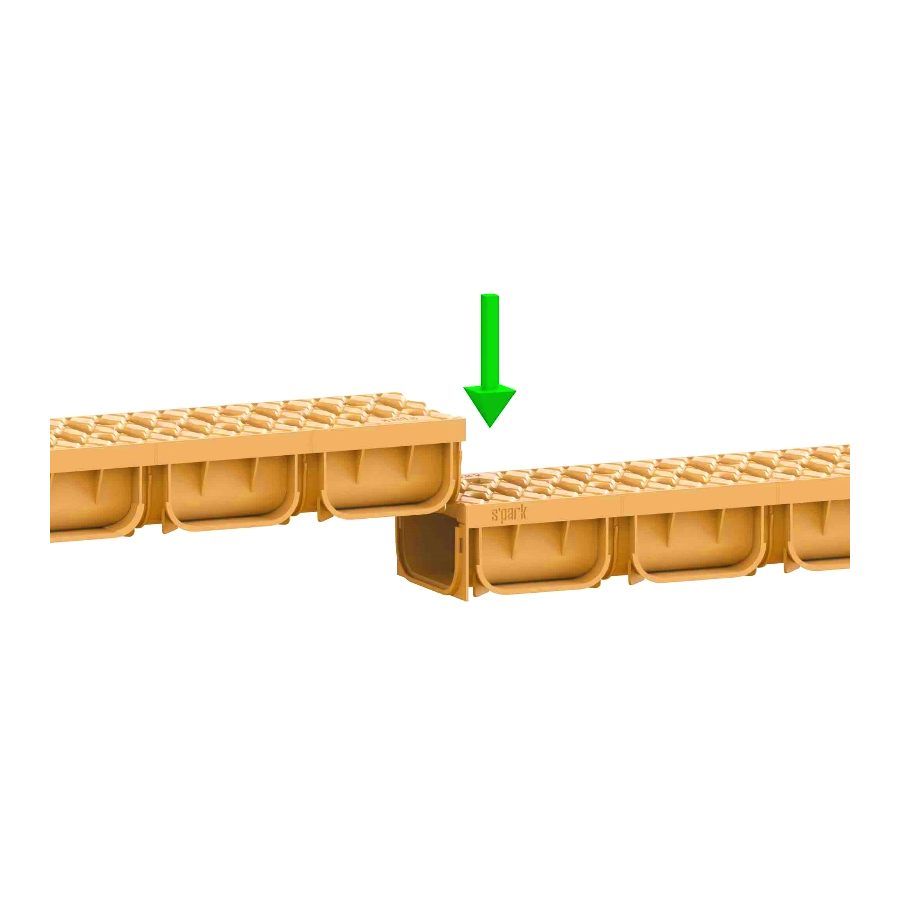 Линеен отводнител с решетка от полипропилен...