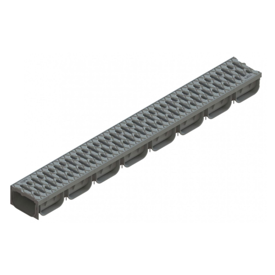 Линеен отводнител с решетка от полипропилен Easy2 A15...