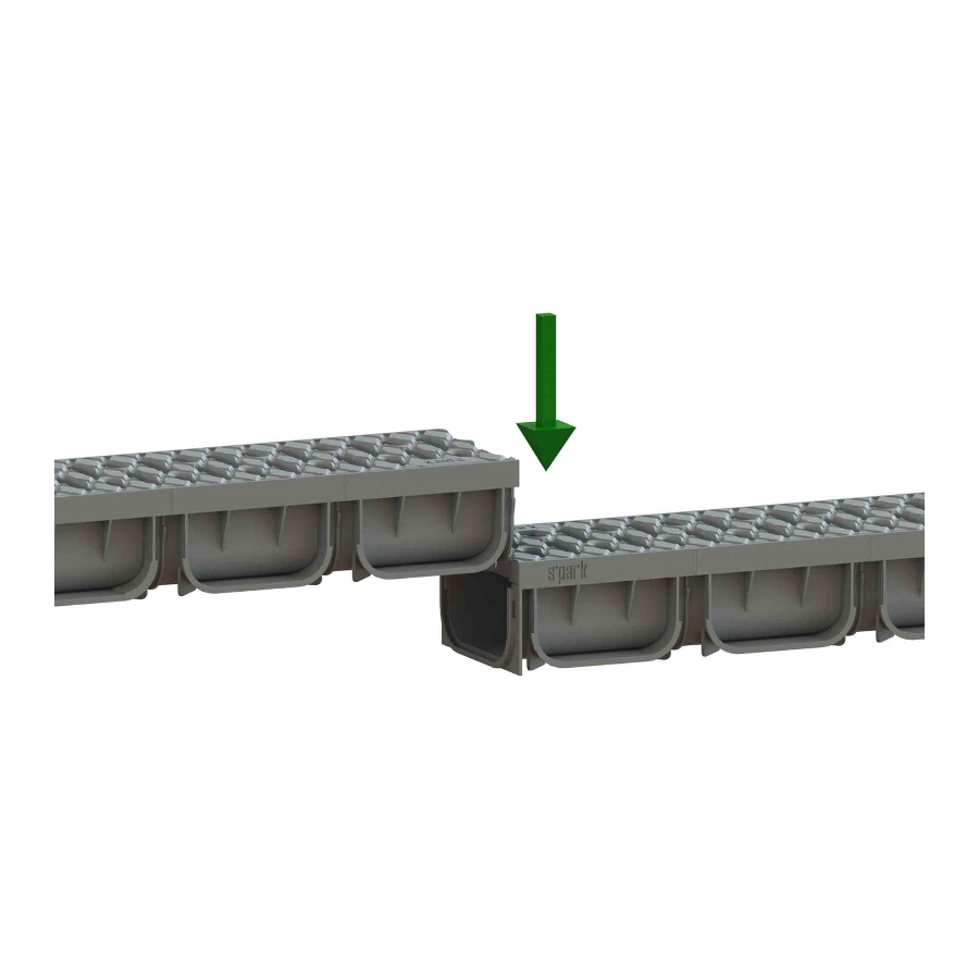 Линеен отводнител с решетка от полипропилен...