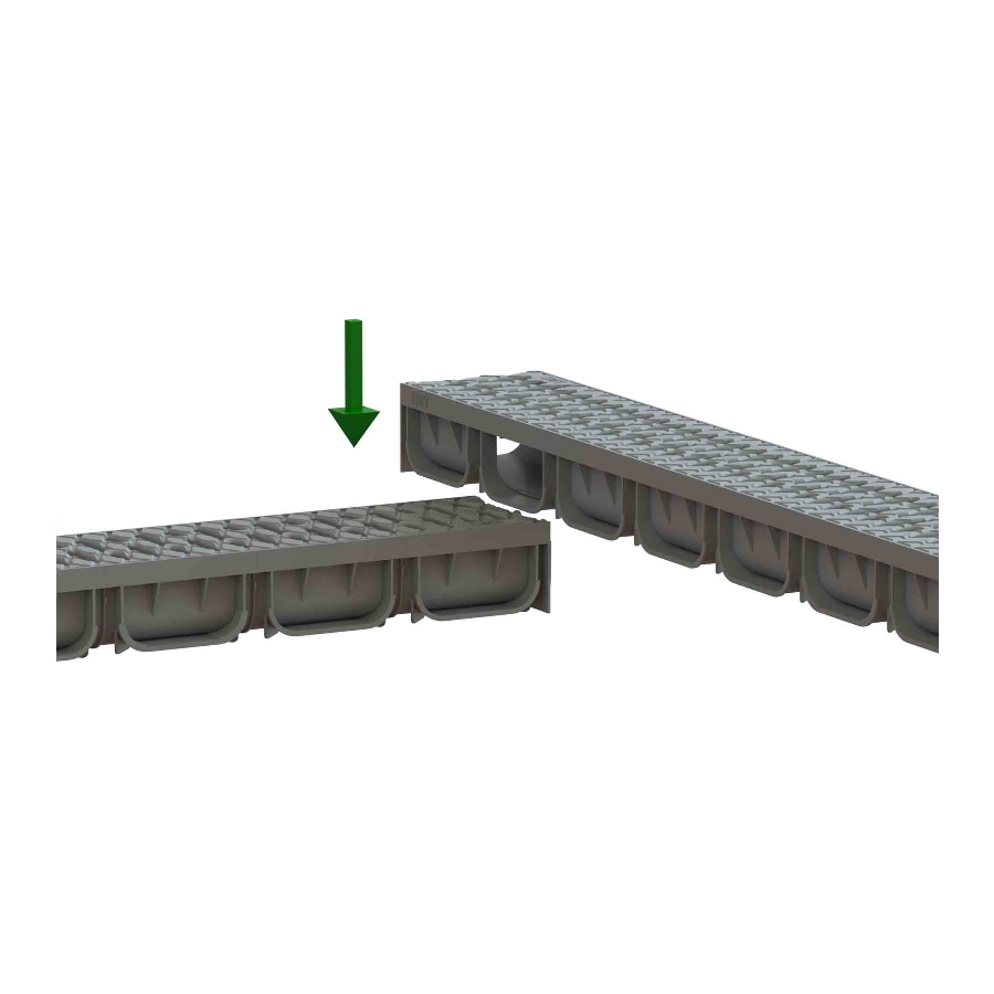 Линеен отводнител с решетка от полипропилен...