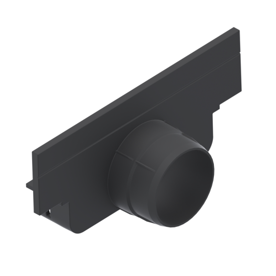 Хоризонтална връзка с изход Ø50