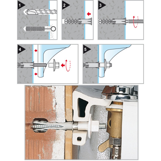 Скрепителен елемент за мивка 2