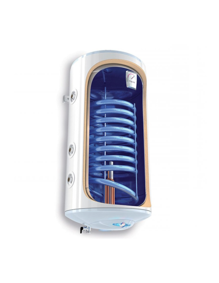 Електрически бойлер TESY BiLight, лява серпентина 116л. 2000W, вертикален