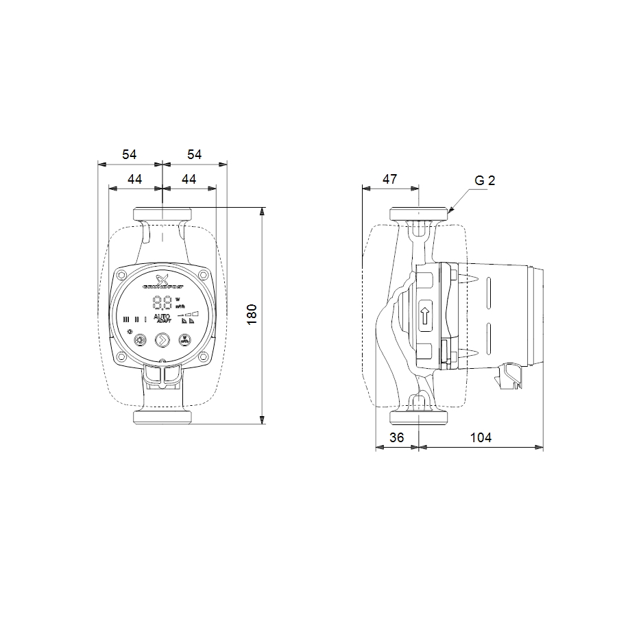 ПОМПА Grundfos ALPHA 2  32-60/230V /99411221/