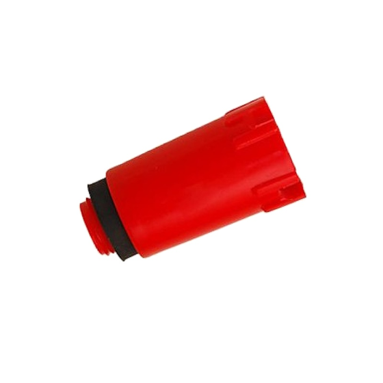 PPR ТАПА  ДЪЛГА С ПЛАСТМАСОВА РЕЗБА 1/2“ ЧЕРВЕНА