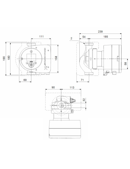 GRUNDFOS MAGNA3 32-60 /180/ / 97924255