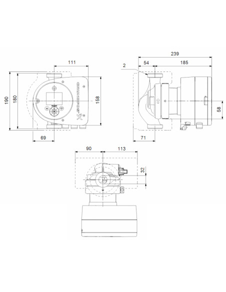 GRUNDFOS MAGNA3 32-40 /180/ / 97924254