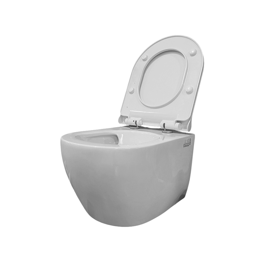 Висяща тоалетна Fluenta Turbo с капак