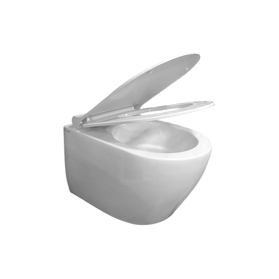 Висяща тоалетна Fluenta Turbo с капак