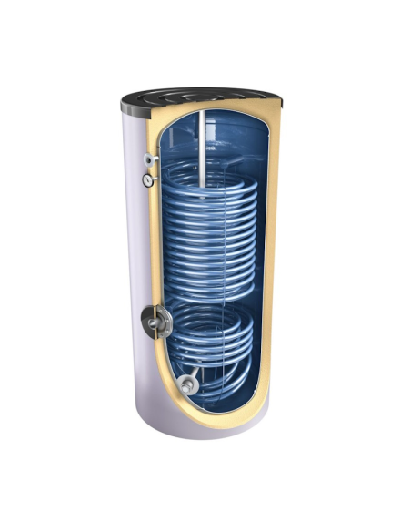 Бойлер Tesy EV 2x6 2x13 S2 500 75 HP, с две двойно навити серпентини, стоящ