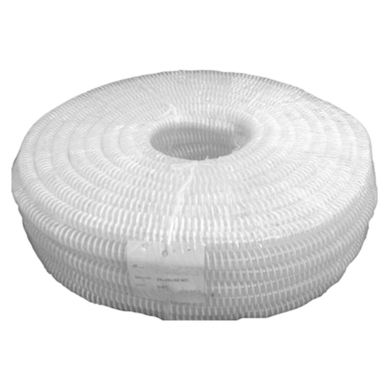 Дренажен маркуч 5/8 прозрачен (бял) 2