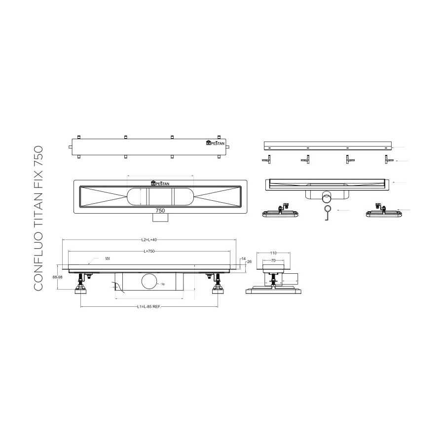 СИФОН TITAN FIX 750