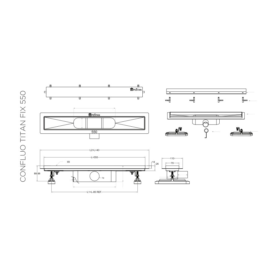 СИФОН TITAN FIX 550